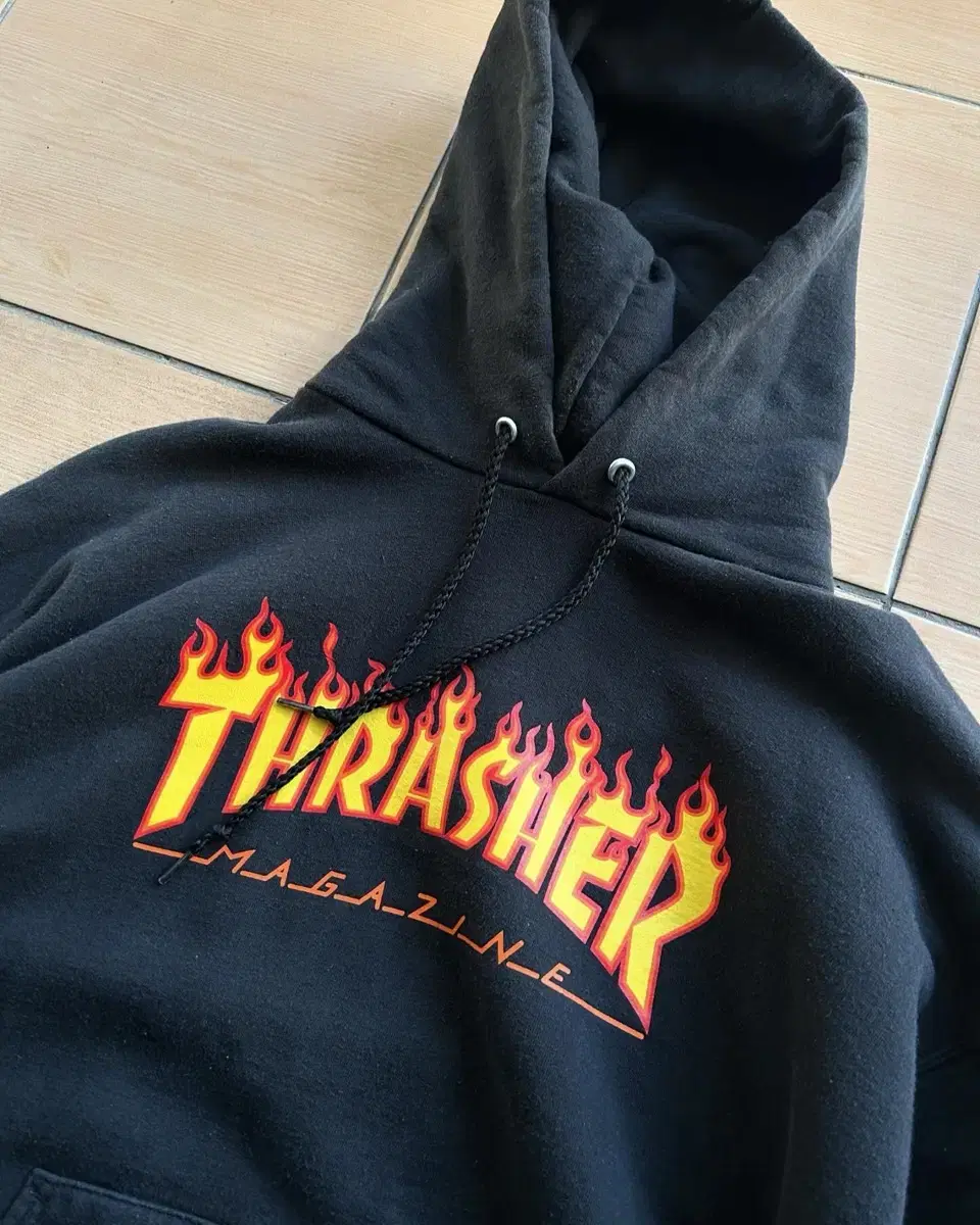 Thrasher flame hoodie